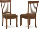 Signature Design by Ashley D199-01 Berringer 18" Rustic Dining Chair with Cushions, 2 Count, Light Brown - Image 5
