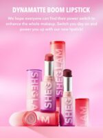 SHEGLAM Dynamatte Boom Waterproof Matte Lipstick Long Lasting Transfer Proof Lip Stick - Gotcha - Image 8