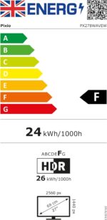 Pixio PX278 Wave White 27 inch 180Hz Refresh Rate QHD 1440p Resolution Fast IPS Panel 1ms GTG Response Time White Gaming Monitor with FreeSync - Image 8