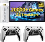 2026 Retro Gaming Console, 20K+ Classic Games, 23 Emulators, 4K HDMI Game Stick with Upgraded Dual 2.4G Wireless Controllers 64GB, Plug-and-Play Video Game Console for TV (White) - Image 2