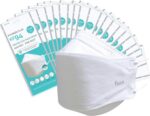 [20Packs] KF-94 - Face Protective Mask for Adult (White) [Made in Korea] [20 Individually Packaged] KN FLAX Premium KF-94 Certified Face Safety White Dust Mask for Adult [English Packing] - Image 2