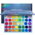 39 Color Rainbow Eyeshadow Palette - Professional Makeup Matte Metallic Shimmer Eye Shadow Palettes - Ultra Pigmented Powder Bright Vibrant Colors Shades Cosmetics Set - Image 2