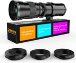 420-800mm F/8.3 Full Frame Telephoto Zoom Lens, Manual Focus for Canon EF/EF-S, Nikon F, Sony E Mount Cameras, Perfect Starter Lens for Moon, Bird, Wildlife & Nature Photography - Image 2