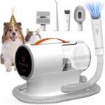 AIRROBO Dog Grooming Vacuum Kit,12000Pa Strong Pet Vacuum for Shedding,Grooming Hai,Quiet,PG100,2L Large Capacity - Image 2