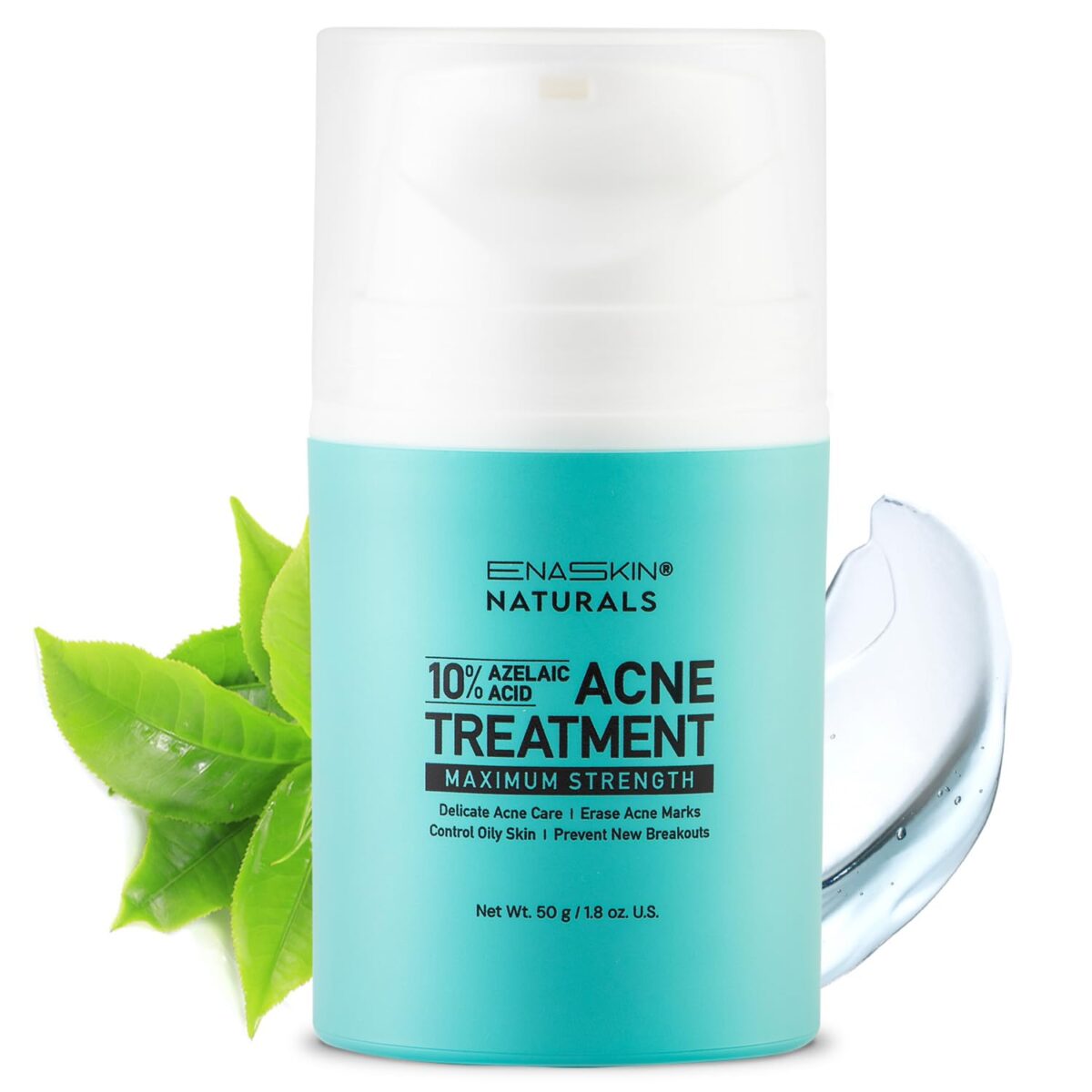Acne Pimple Spot Treatment Cream: Cystic Hormonal Blackheads Blemish Remover for Face, Back and Body - with 10% Azelaic Acid - Teens 13-19 & Young Adult 20-30, 1.8 oz - Image 2
