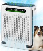 Air Purifiers for Home Large Room Up to 2600 Ft², HEPA Air Purifier with Washable Filter & Air Quality Display, Powerful Turbo Mode Air Cleaner for Pet Hair Odors Smoke Dust - Image 2
