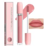 BINGBRUSH Super Matte Longwear No-Budge Stay On Smudge Proof Liquid Lipstick Long Lasting Makeup for Women,Highly Pigmented Color and Instant Shine, Cheeky - Image 2