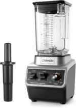 CRANDDI Professional Smoothie Blender, 80oz BPA-Free Countertop Blenders for Smoothies, Shakes & Ice Crushing, 1500W Compact Commercial Kitchen Blender with Stainless Steel Blade, 120V, K96 - Image 2