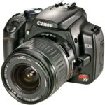 Canon Digital Rebel XT DSLR Camera with EF-S 18-55mm f3.5-5.6 Lens (Black) (OLD MODEL) (Renewed) - Image 2