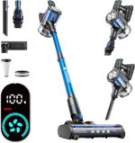 Cordless Vacuum Cleaner, 8-in-1 Cordless Stick Vacuum Cleaner with 3 Suction Modes, Up to 45mins Runtime, Rechargeable, Self-Standing, Wireless Vacuum Cleaners for Home Pet Hair Carpet Car Hard Floor - Image 2