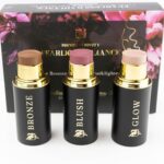 Cream Contour Stick Set – Blush, Bronzer & Highlighter Trio | Hydrating, Buildable, High-Pigment Makeup with Shea Butter & Vitamin E | Phoenix Beauty Gift Set (Enchanted) - Image 2