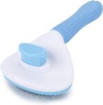Depets Self Cleaning Slicker Brush, Dog Cat Bunny Pet Grooming Shedding Brush - Easy to Remove Loose Undercoat, Pet Massaging Tool Suitable for Pets with Long or Short Hair - Image 2