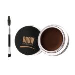 Eyebrow Pomade Brow Gel Pomade,Long Lasting Waterproof and Enhancers Eyebrow Soft Smooth,Eyebrow Makeup Gel with Eyebrow Brush for Girls and Women-Dark Brown - Image 2