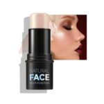 Face Highlight Stick, Cream Contour Sticks Shades with Highlighter & Blush, Non-greasy Long-wear Face Contouring Pen, Waterproof Shift-proof Lasting Glow Finish Highlighter Stick(#01) - Image 2