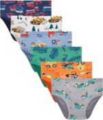 Finihen Boys Soft Cotton Underwear For Toddler Boy Truck Dinosaur Multipacks Briefs Children Undies - Image 2