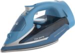 Hamilton Beach Steam Iron for Clothes & Garment Steamer with Durable Stainless Steel Soleplate, 1700 Watts for Ultra-Fast Heat, 8’ Retractable Cord, Auto Shutoff, 350 ml Water Tank, Blue (14216) - Image 2