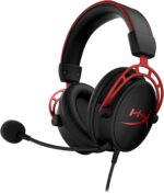 HyperX Cloud Alpha - Gaming Headset, Dual Chamber Drivers, Legendary Comfort, Aluminum Frame, Detachable Microphone, Works on PC, PS4, PS5, Xbox One/ Series X|S, Nintendo Switch and Mobile – Red - Image 2