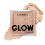 LAMEL Glow Highlighter: Face Make Up & Contour Palette in Deep, Vibrant Colors - Natural Shimmer - Compact Size & Perfect for Travel - Cruelty Free - 3.8gr/0.13 oz 402 (Sun) - Image 2