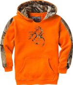 Legendary Whitetails Kids Pullover Hoodie Camo Sweatshirt Comfy V-Neck Design - Image 2