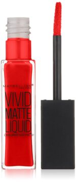 Maybelline New York Color Sensational Vivid Matte Liquid Lipstick, Rebel Red, 0.26 fl. oz. - Image 2