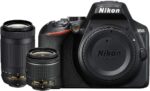 Nikon D3500 24.2MP DSLR Camera w/AF-P 18-55mm VR Lens & 70-300mm Dual Zoom Lens (1588B) – (Renewed) - Image 2