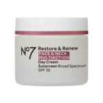 No7 Restore & Renew Multi Action Face & Neck Cream - Anti Aging Face Moisturizer with SPF 30 - Helps to Firm & Hydrate Crepey Skin - Formulated with Hyaluronic Acid, Peptides & Ceramides (1.69 Oz) - Image 2