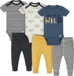 Onesies Brand Unisex Baby 3 Outfit Bundle Mix Match Newborn to 12m Pants Set - Image 2
