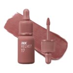 Peripera Ink the Velvet Lip Tint - High Pigment Color, Longwear, Weightless, Not Animal Tested, Gluten-Free, Paraben-Free (017 ROSY NUDE) - Image 2