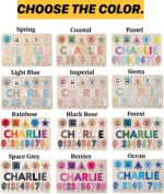 Puzzles for Toddlers Boy and Girl, Personalized Name Puzzle, 12 Month Toy, Gifts for 0 1 2 3 Years Old, Baby Gifts, Baby Shower, Christmas, NewBaby Gift, 0 3 6 9 12 18 24 36 Months - Image 2