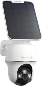 REOLINK First 4K Solar Security Cameras Wireless Outdoor, Argus PT Ultra+ 3W Solar Panel, 360° Pan Tilt Auto-Tracking, 8MP Color Night Vision, 2.4/5 GHz Wi-Fi 6, No Monthly Fee, Home Hub Compatible - Image 2