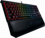 Razer BlackWidow TE Chroma v2 TKL Tenkeyless Mechanical Gaming Keyboard: Yellow Key Switches, Linear & Silent, Chroma RGB Lighting, Magnetic Wrist Rest, Programmable Macros, Classic Black - Image 2