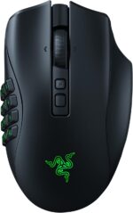 Razer Naga V2 Pro Wireless MMO Gaming Mouse: 19+1 Programmable Buttons w/Swappable Side Plates - HyperScroll Pro Wheel - Focus Pro 30K Optical Sensor - Optical Mouse Switches Gen-3-300 Hr Battery - Image 2