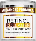 Retinol Cream for Face with Collagen and Hyaluronic Acid - Anti Aging Wrinkle Cream for Women and Men - Day and Night Facial Moisturizer for Tightening and Skin Firming - Crema Hidratante Para la Cara - Image 2