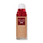 Revlon Liquid Foundation, Age Defying 3XFace Makeup, Anti-Aging and Firming Formula, SPF 30, Longwear Medium Buildable Coverage with Natural Finish, 050 Honey Beige, 1 Fl Oz - Image 2