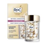 RoC Retinol Correxion Anti-Aging Wrinkle Night Serum, Retinol Serum for Face, Daily Treatment for Fine Lines, Post Acne Scars, 30 Capsules, Unscented, 0.35 Fl Oz - Image 2