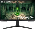 SAMSUNG 25" Odyssey G4 Series FHD Gaming Monitor, IPS, 240Hz, 1ms, G-Sync Compatible, AMD FreeSync Premium, HDR10, Ultrawide Game View, DisplayPort, HDMI, Fully Adjustable Stand, LS25BG402ENXGO - Image 2