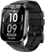 Smart Watch, 2.01" HD Touchscreen Fitness Watch, Bluetooth Calls, 120 Sports Modes Activity Tracker, 24/7 Heart Rate & Sleep Monitor, IP67 Waterproof, iOS Android Compatible (Black) - Image 2