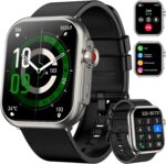 Smart Watch for Men Women, 1000 mAh 100 Day Battery Life, 1.85" Fitness Tracker Bluetooth Call/Make Calls, IP68 Waterproof, 120+ Sport Modes, 24/7 Heart Rate/Sleep Monitor Fitness Watch, iOS/Android - Image 2