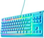 SteelSeries Apex 3 TKL Aqua RGB Gaming Keyboard — Tenkeyless Compact Form Factor — 8-Zone RGB Illumination — Water and Dust Resistant — Whisper-Quiet Gaming Switch - Image 2