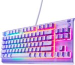 SteelSeries Apex 3 TKL Lavender RGB Gaming Keyboard — Tenkeyless Compact Form Factor — 8-Zone RGB Illumination — Water and Dust Resistant — Whisper-Quiet Gaming Switch - Image 2