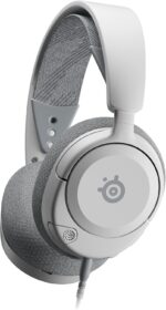 SteelSeries Arctis Nova 1P Multi-System Gaming Headset — Hi-Fi Drivers — 360° Spatial Audio — Comfort Design — Durable — Lightweight — Noise-Cancelling Mic — PS5/PS4, PC, Xbox, Switch - White - Image 2