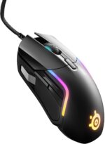 SteelSeries Rival 5 Gaming Mouse with PrismSync RGB Lighting and 9 Programmable Buttons – FPS, MOBA, MMO, Battle Royale – 18,000 CPI TrueMove Air Optical Sensor - Black - Image 2