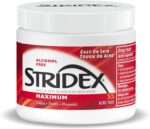 Stridex Medicated Acne Pads, Maximum, 55 Count – Facial Cleansing Wipes, Alcohol Free, Acne Treatment for Face, For Moderate Acne, Smooth Application - Image 2