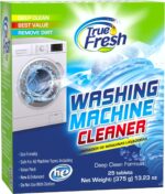 True Fresh Washing Machine Cleaner Tablets – 25-Pack Deep Cleaning for Front Loader, Top Load & HE Washers – Helps Remove Odor-Causing Residues, Pet Hair & Hard Water Buildup – Septic Safe - Image 2