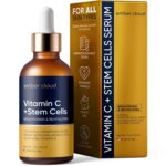 Vitamin C Serum for Face with Stem Cells Hyaluronic Acid Vitamin E Aloe Vera For All Skin Types Anti-Aging Face Seru Supports Skin Health & Even Tone Day and Night Made in USA 1 Oz - Image 2