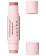 Wander Beauty On-the-Glow Blush and Illuminator - Bare/Nude Glow - 7-in-1 Hydrating Cream Blush & Highlighting Stick - Stick Blush for Cheeks, Lip, Face & Body - Highlighter Makeup & Blush - 0.4 oz - Image 2
