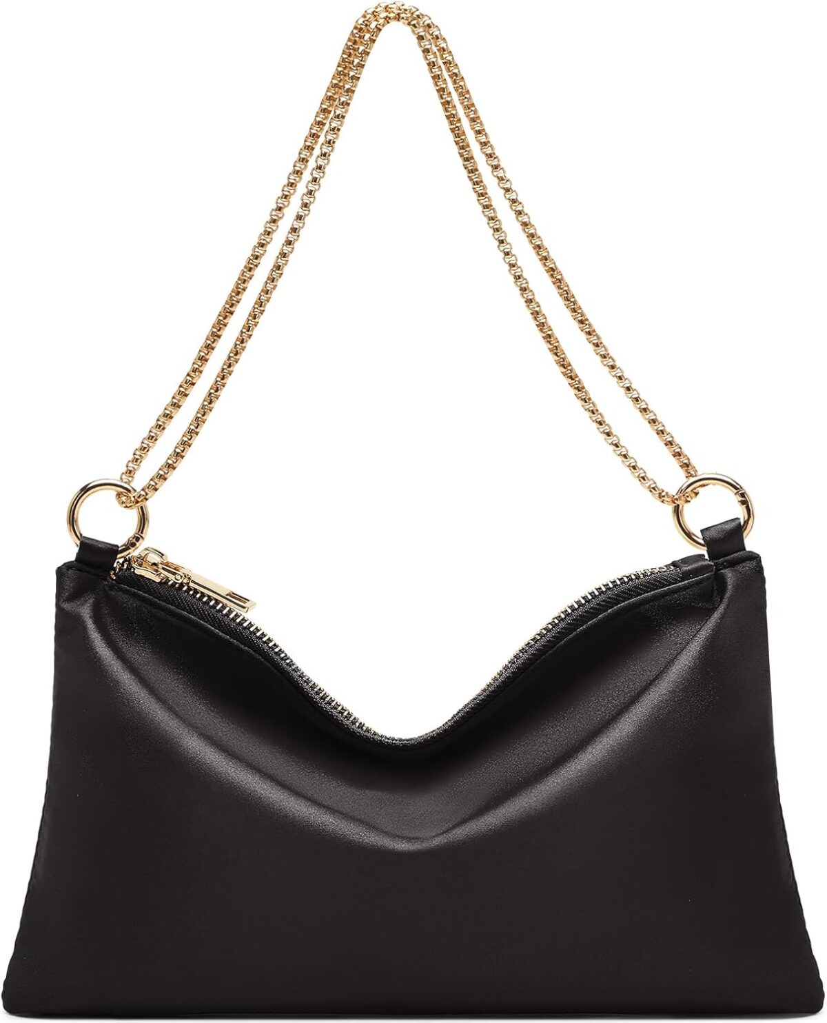 oscaurt Women's Evening Handbag Satin Shoulder Bag Purse for Prom Engagement Cocktail Party Wedding - Image 2