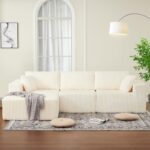 108" Modular Sectional Sofa Couches for Living Room Cloud Memory Boneless Couch No Assembly Required - Image 2
