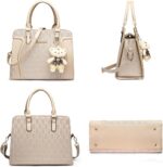 Women's Fashion Handbags Tote Bags Shoulder Bag Top Handle Satchel Purse Set 4pcs - Image 3