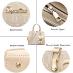 Women's Fashion Handbags Tote Bags Shoulder Bag Top Handle Satchel Purse Set 4pcs - Image 5
